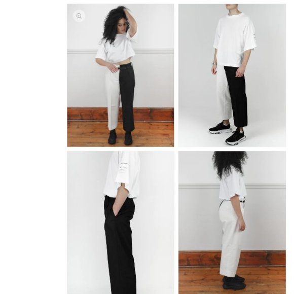 Black and White twill pants - Picture 4 of 5